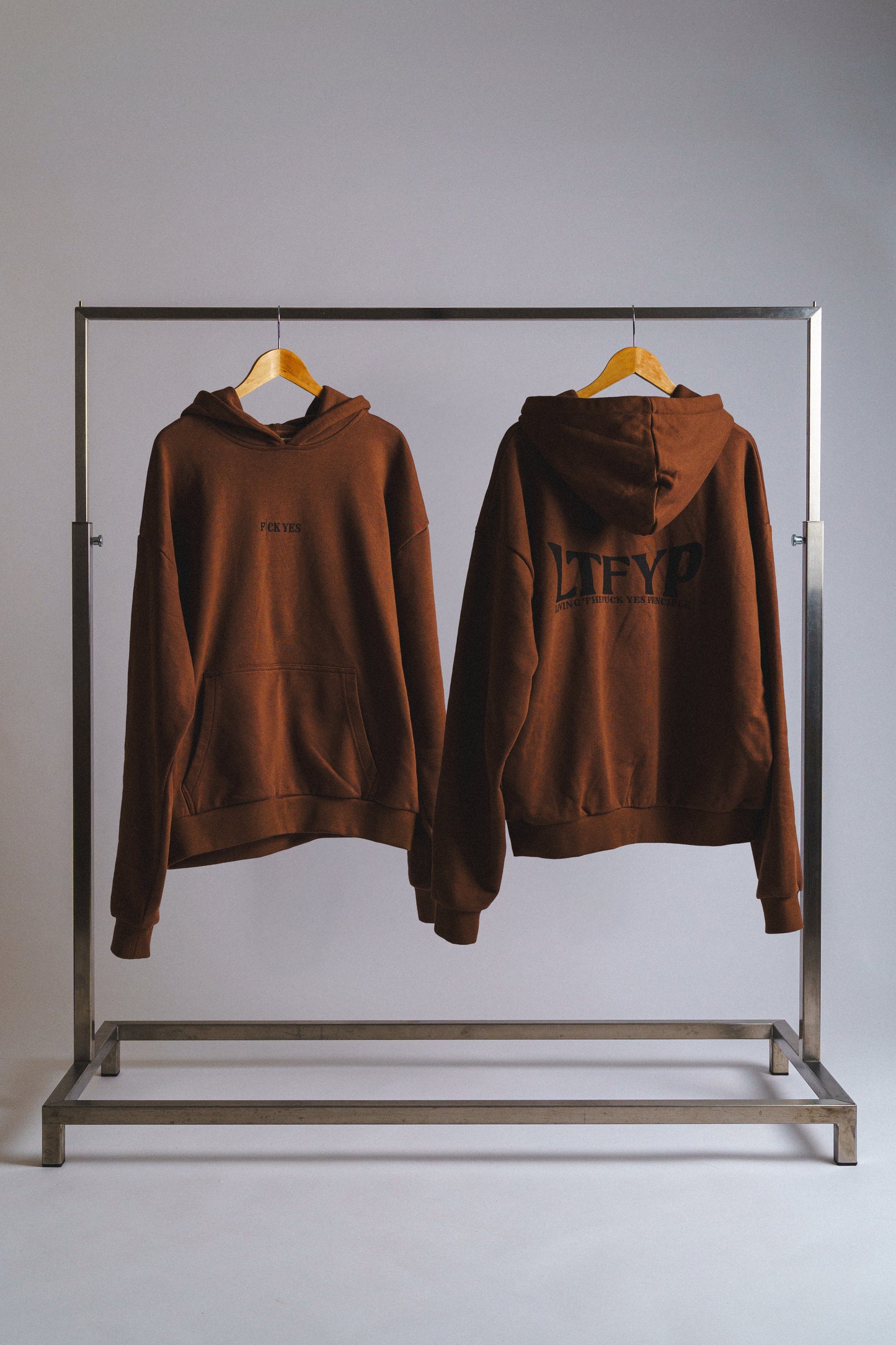 FY Original Oversized Hoodie - Brown