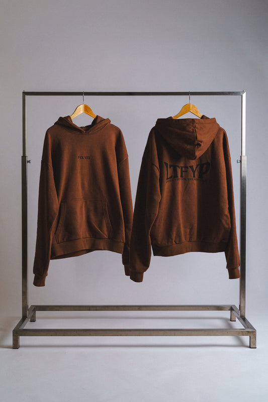FY Original Oversized Hoodie - Brown