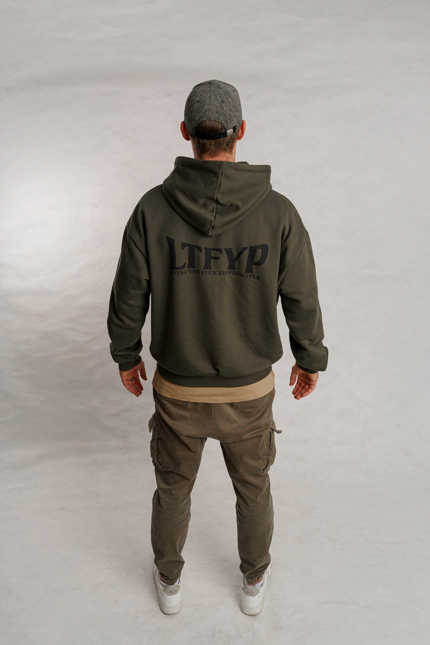 FY Original Oversized Hoodie - Olive Green