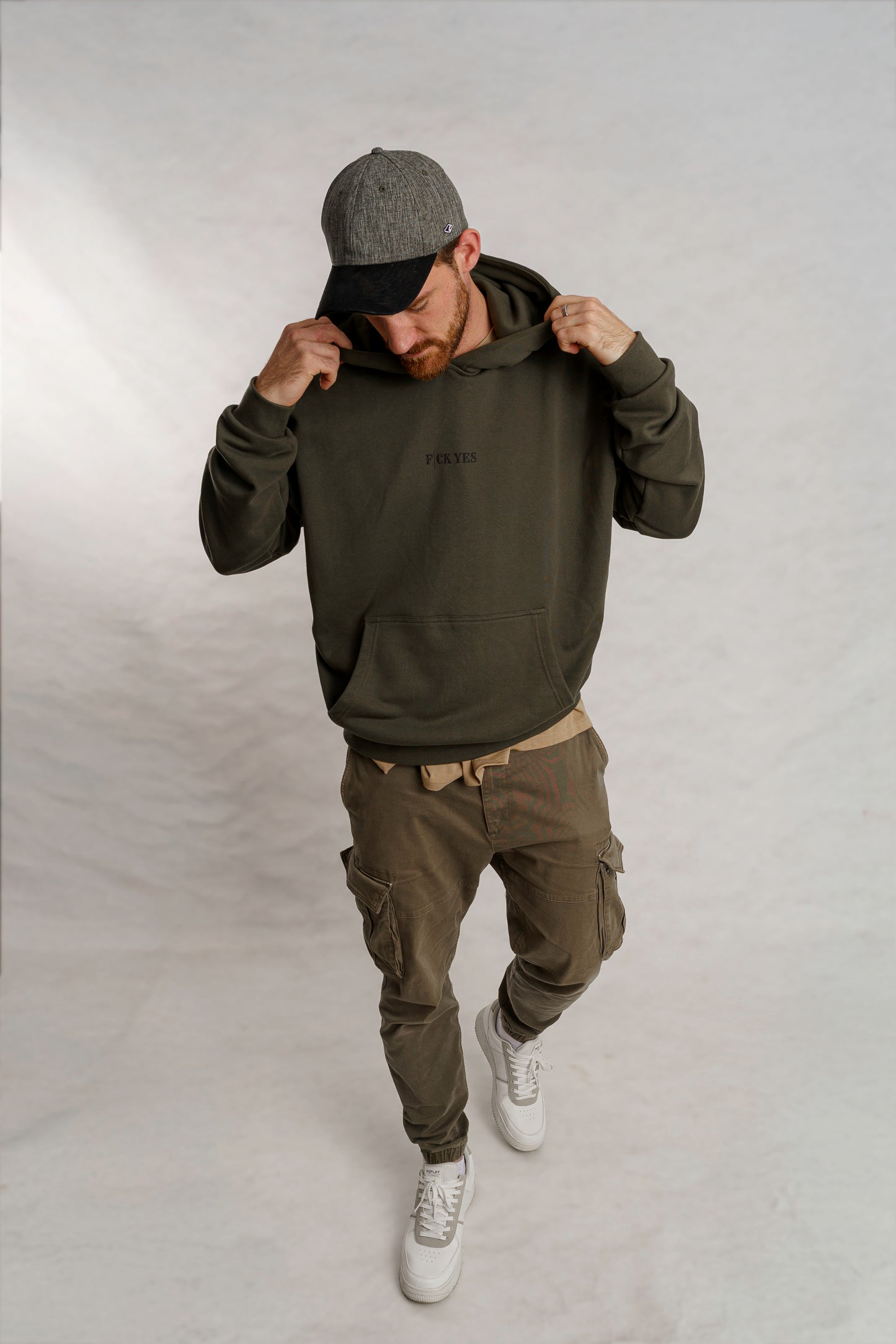 FY Original Oversized Hoodie - Olive Green